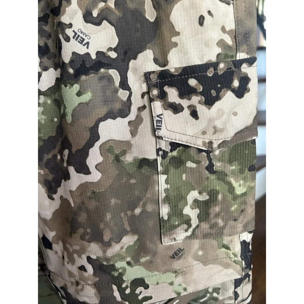 Boy's Size Medium 10-12 Magellan Outdoors Hunting Pants Veil Camo Convertible